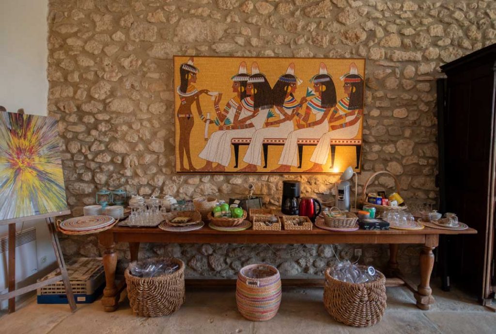 Buffet Matin petit dejeuner drome provencale